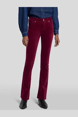 7 for all Mankind Bootcut Velvet Jeans - 31