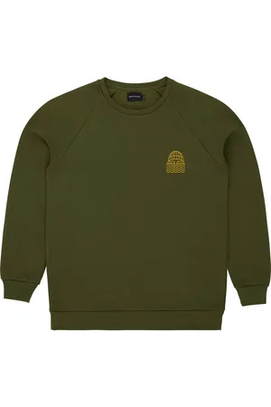Baskinthesun - Sweat Vert Brodé - L