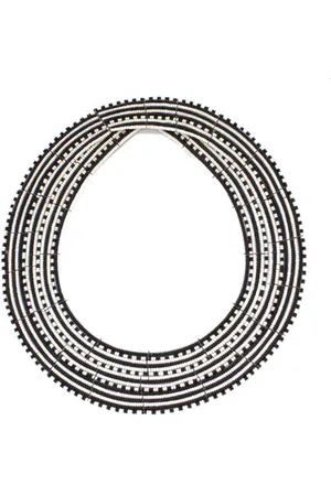 ARTISANS & ADVENTURERS Beaded Maasai Collar 
