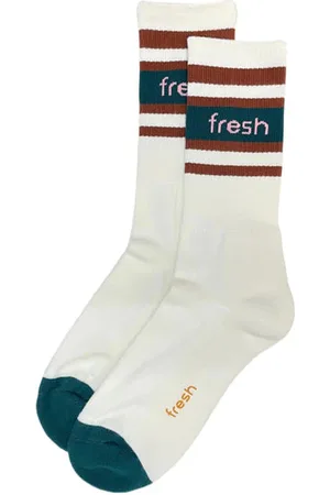 Fresh ! Tennis Club Cotton Mid-calf Lenght Socks - One Size