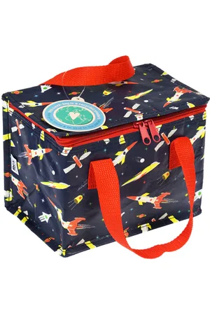 Rex London Rex Space Age Rocket Lunch Bag - Multi-coloured / 21cm