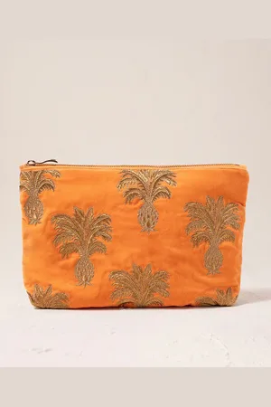 ELIZABETH SCARLETT Pineapples Everyday Pouch