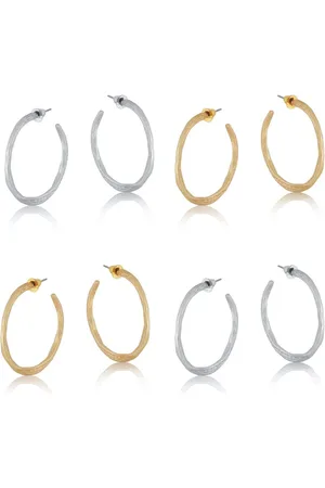 Big Metal London Valentina Hoops - Gold