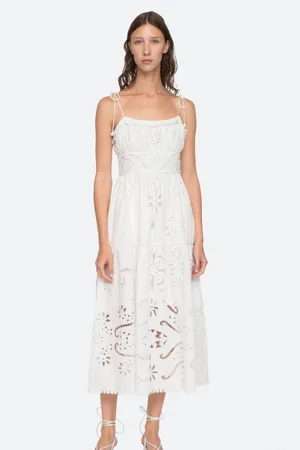 SEA Liat Sleeveless Dress - 4 / White / Female