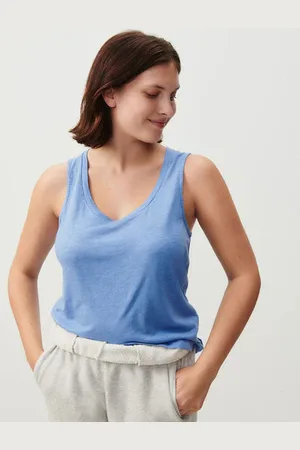 American Vintage Jacksonville Tank Top - Pacific - Xs