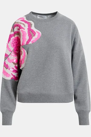 Essentiel Antwerp Gag Sequin Sweatshirt - 1 / Hurricane Grey / Gag-hg33