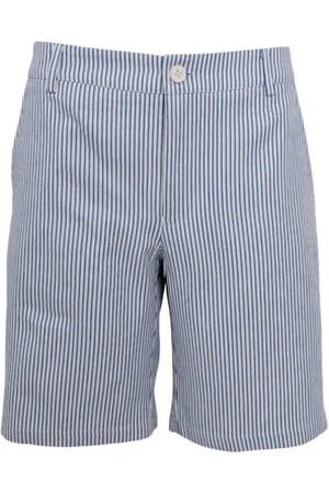 Black Colour Florida Shorts - Stripe - L/xl
