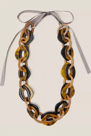 White Stuff Zinnia Long Chain Necklace