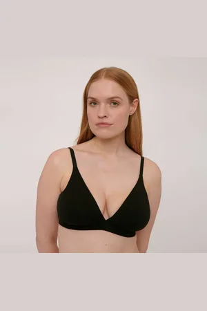 Organic Basics Organic Cotton Triangle Bra - - L