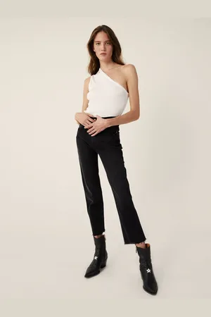 DL1961 Patti Corvus Straight High Rise Jeans - 26 / Corvus Wash