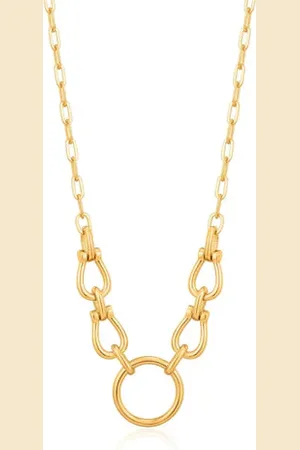 ANIA HAIE Horseshoe Link Necklace