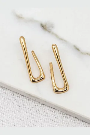 Envy L-shaped Hook Earrings