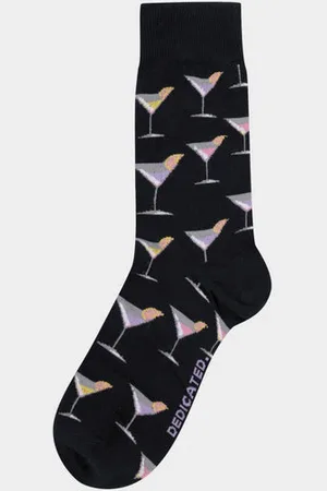 Dedicated Sigtuna Organic Cotton Socks | Cocktails