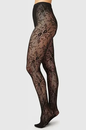 Swedish Stockings Rosa Lace Tights | - L
