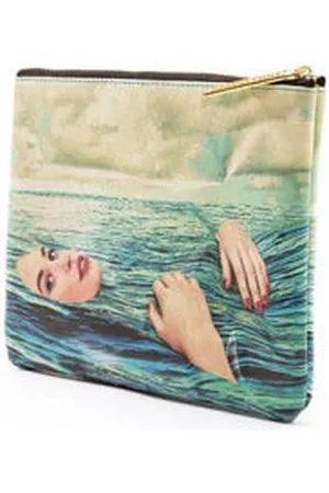 SELETTI " Astuccio In Pu Toiletpaper 21,5x15,5 Sea Girl Art 02537"