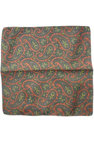 Fresh ! Paisley Silk Pocket Square In - One Size