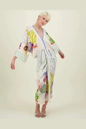 Me369 Sophia Kimono Dress - Magic Ocean - Xs/s