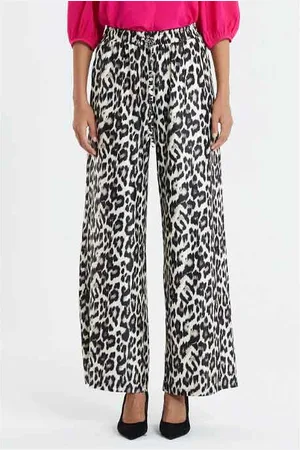 Lollys Laundry Rita Pants Leopard - Xs