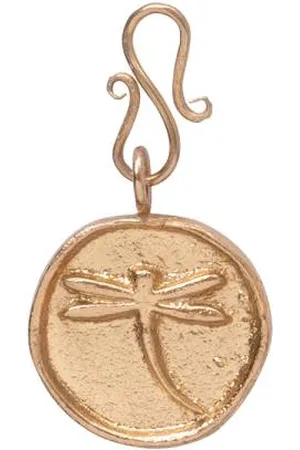 A Beautiful Story Dragonfly Vintage Coin Charm Plated