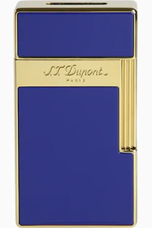 S.T. Dupont Accendino Big D Laq Bleu/dore 025005