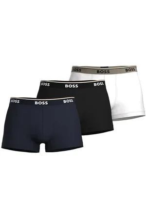 HUGO BOSS Boss - 3-pack Of Stretch Cotton Trunks With Logo Waistbands 50514928 979 - S