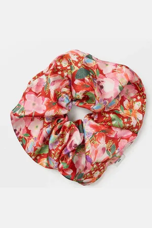 Beck Söndergaard Floral Mega Scrunchie Salsa