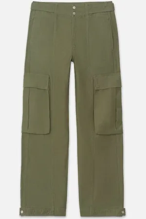 Frame Wide Leg Cargo Jean - Poblano - 25