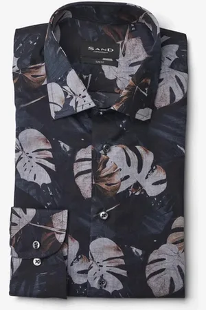 Sand Leaf Pattern L/s Shirt - 1.5