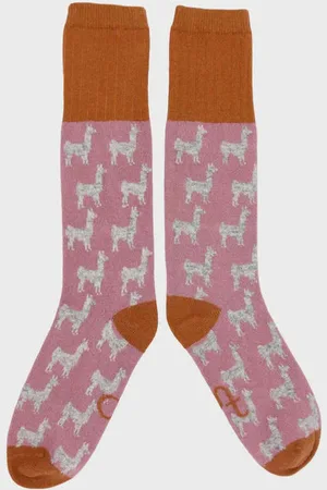 Catherine Tough Womens Llama Knee Socks