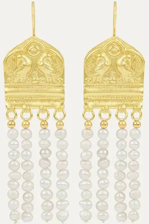 Ottoman Hands Maia Beaded Drop Earrings