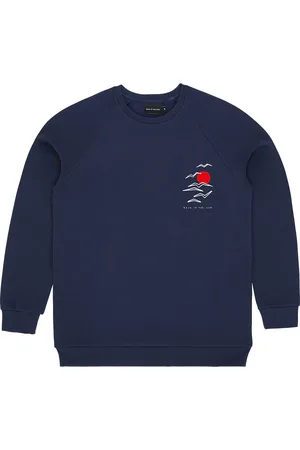 Baskinthesun Sweat Imprime - Birds - Navy / S