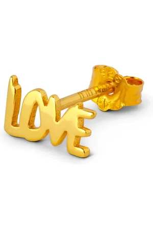 Lulu Copenhagen Orecchino Plated 925 Lulu1397 Word Love