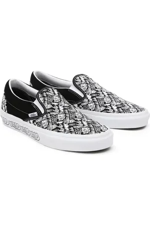 Vans Ua Classic Slip On Graffiti & White - 4.5