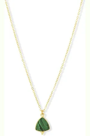 Ashiana Lola Necklace With Malachite Gemstone