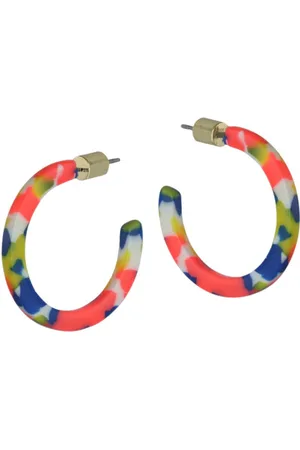 Big Metal London Hoop Earrings Fiona