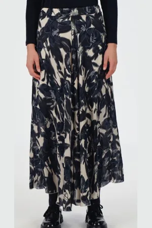 TRANSIT Silk Skirt - 2 / 901 / Cfdtdy-5203-901