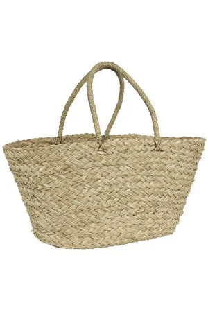IB LAURSEN Beach Bag, Seagrass