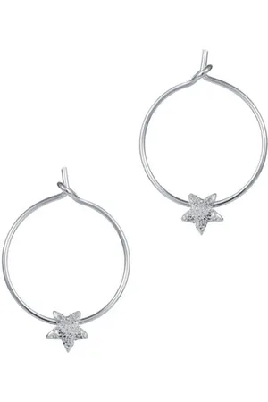 My Hart Beading Hoop Earrings Star Petite