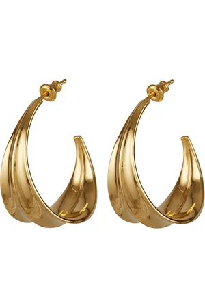 Rachel Entwistle Athena Hoop Earrings - Vermeil