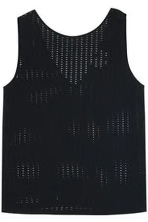 Grace & Mila Crochet V Neck Top - - M