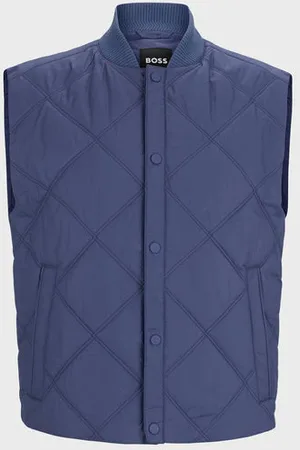 HUGO BOSS Boss - P-canopus Water-repellent Regular-fit Gilet In 50518719 412 - 48 (U.K 38)