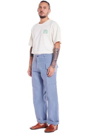 Olow Pantalon Romero Bleu Gris - 28 / Bleu