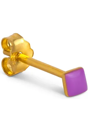 Lulu Copenhagen Purple Plated Confetti Ear Stud