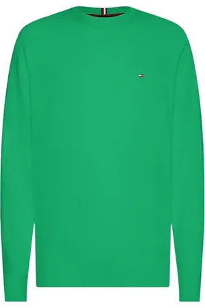 Tommy Hilfiger Sweater For Men Mw0mw28046 L14 - L / Green