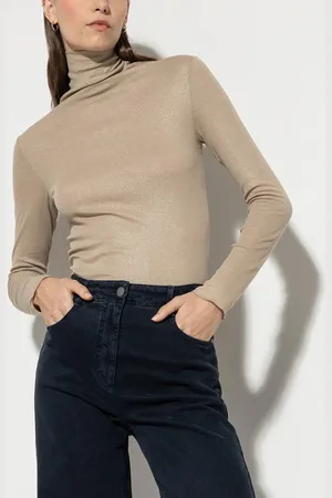 Luisa Cerano Glitter Turtleneck Top Soft - Uk 10