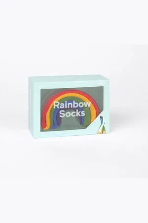 Doiy Multicolour Unisex Rainbow Socks