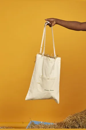 GRAINE CLOTHING - Sac Blanc Cassé - L