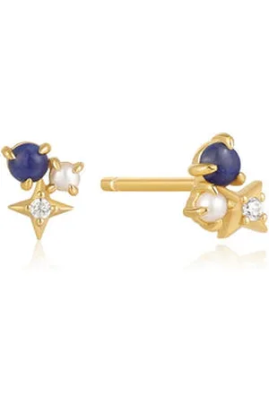 ANIA HAIE Lapis Star Stud Earrings In