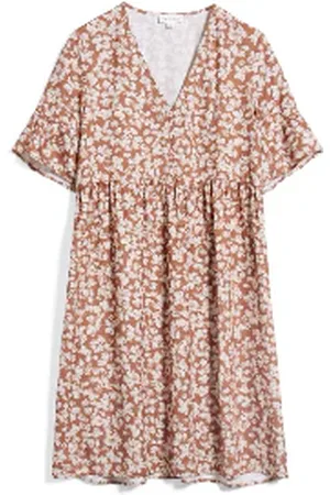 Armedangels Aaino Straw Flower Dress Oatmilk - Xl