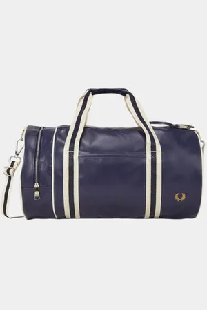 Fred Perry Classic Barrel Bag - Carbon /ecru - Os